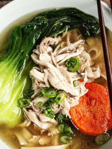 chinese chicken noodle soup | chinese noodle soup | asian chicken noodle soup | asian noodle soup