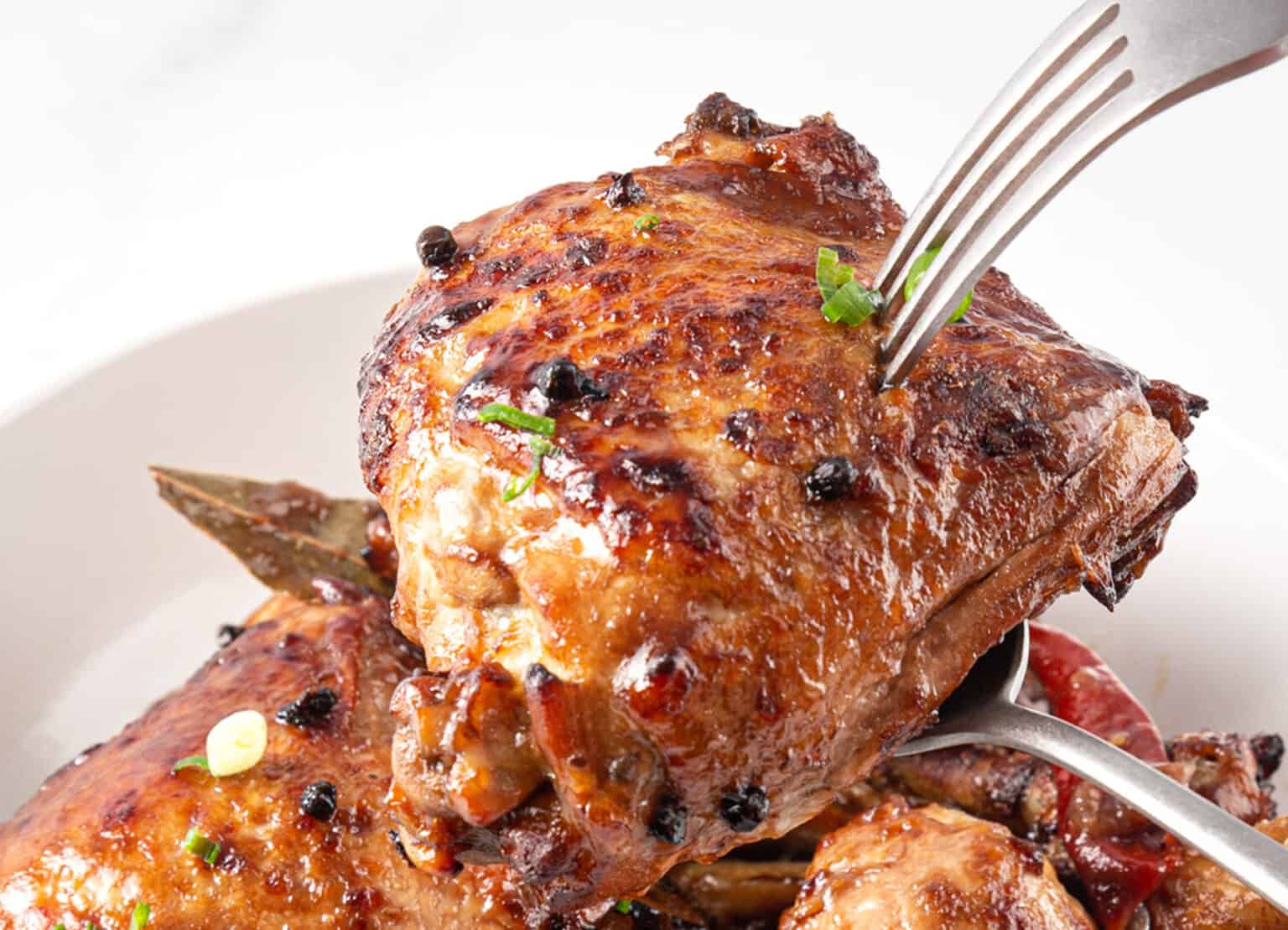 Instant Pot Chicken Adobo Tested by Amy + Jacky