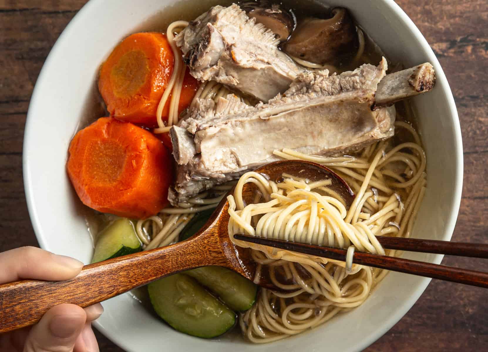 instant pot pork rib soup | chinese pork rib soup | asian pork rib soup