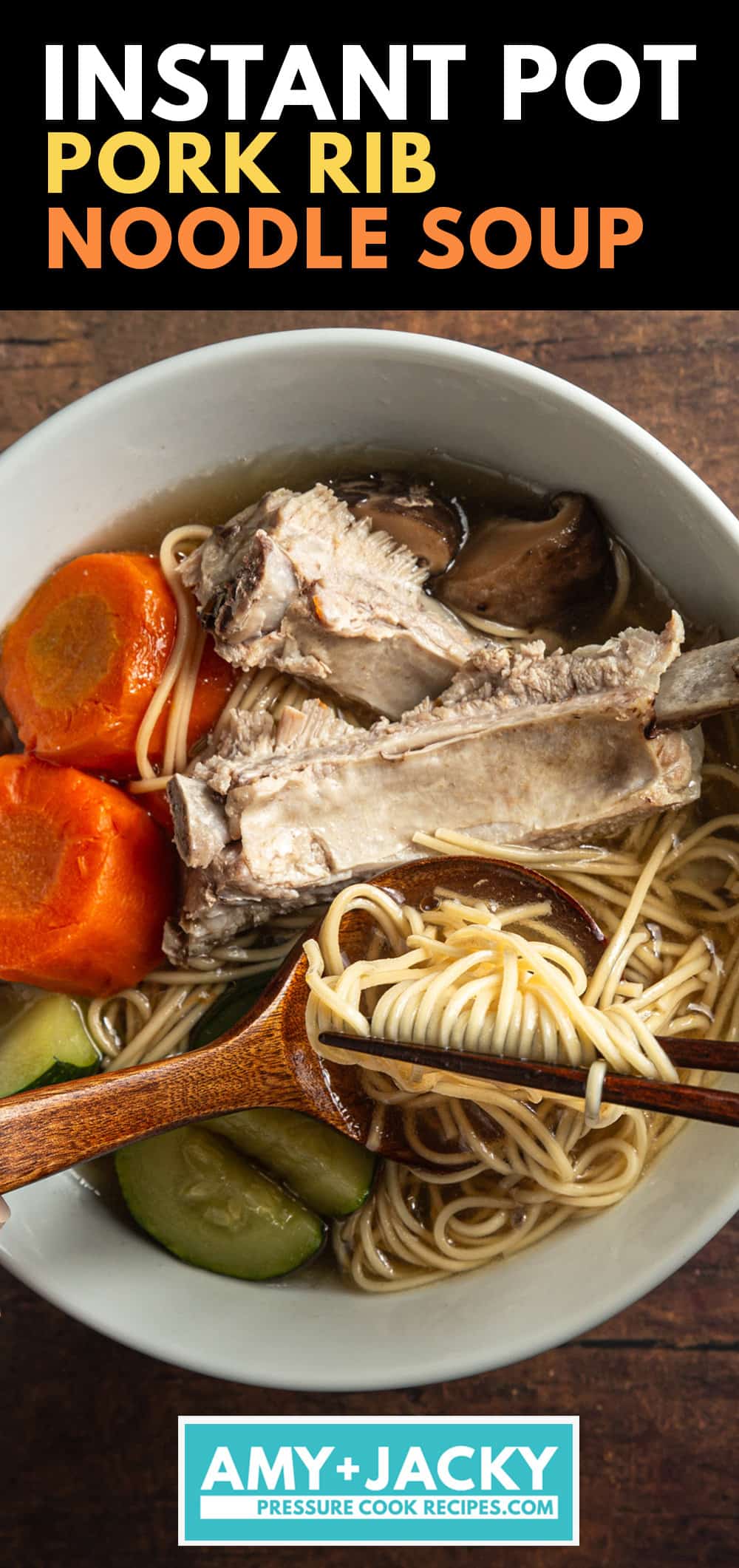 instant pot pork rib soup | chinese pork rib soup | asian pork rib soup