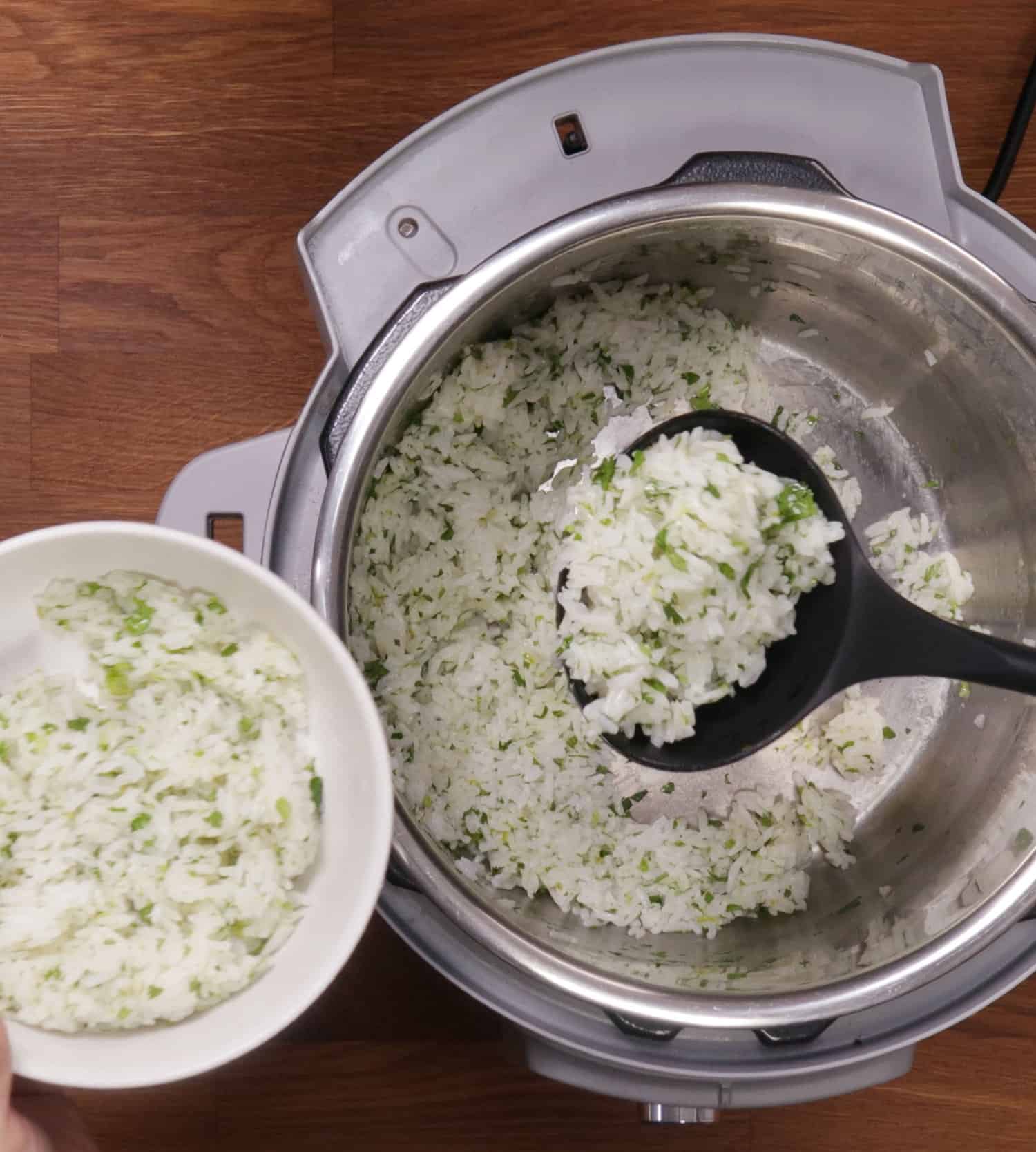 cilantro lime rice in instant pot