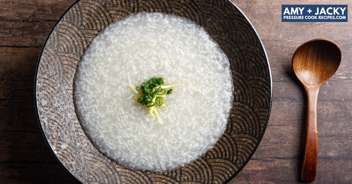 Instant Pot Japanese Rice Porridge (Okayu) | Amy + Jacky