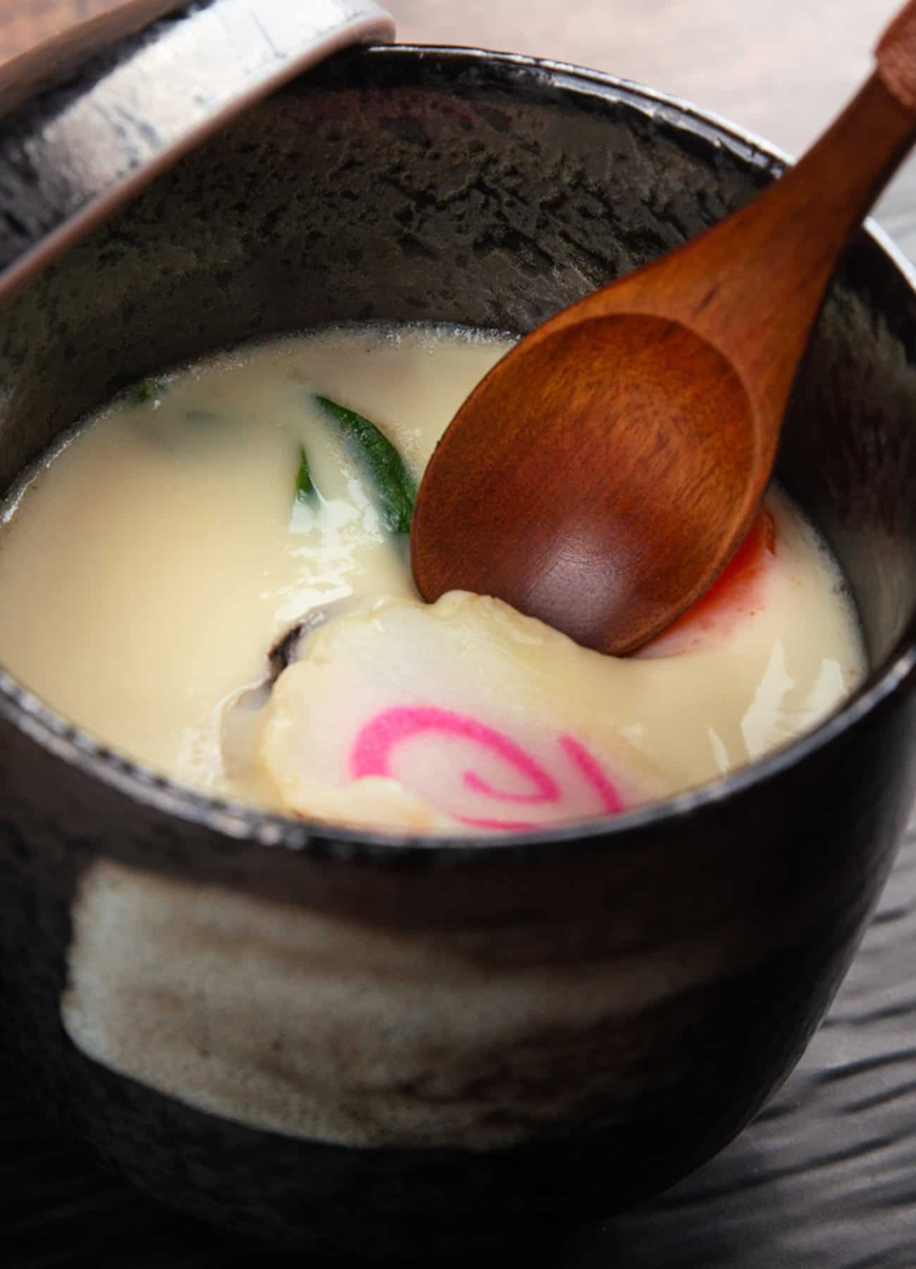 Japanese savory egg custard