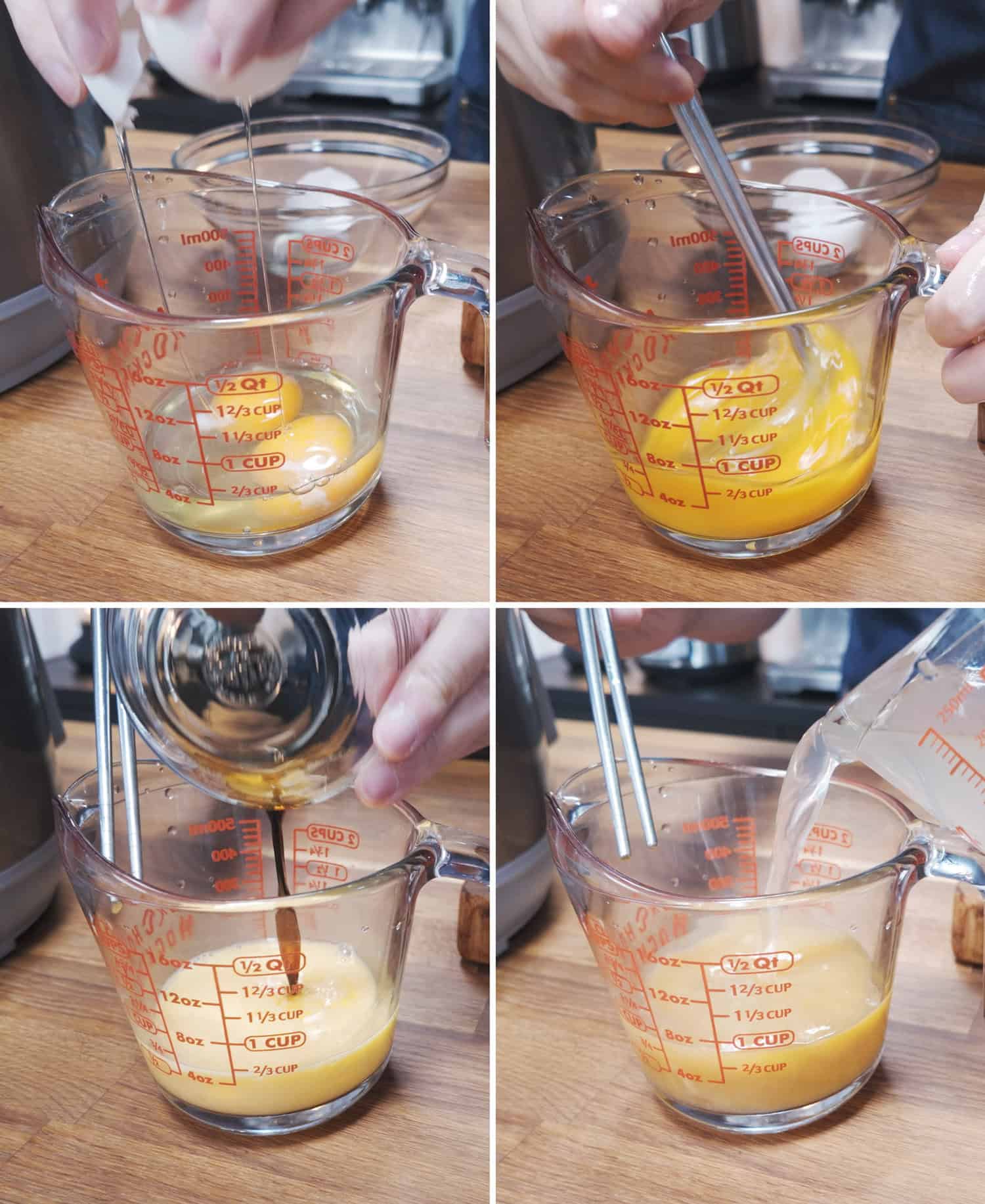 make dashi egg mixture