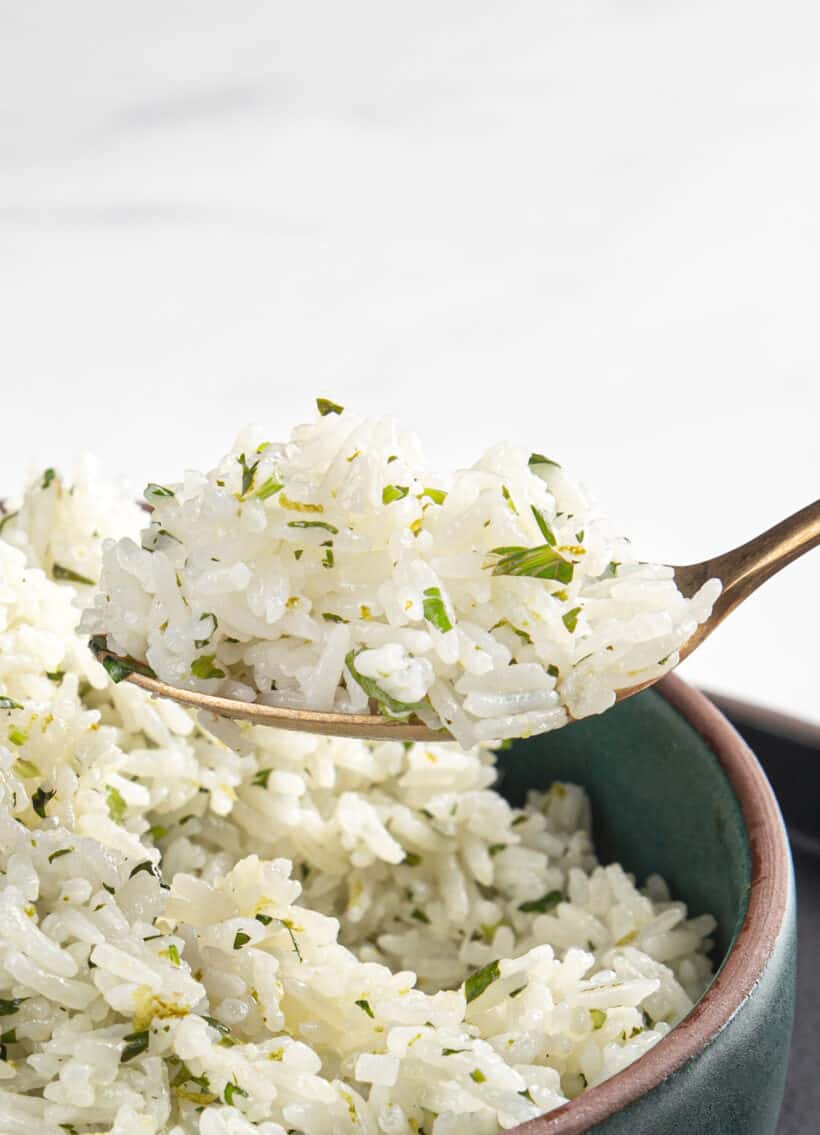 Instant Pot Cilantro Lime Rice Tested by Amy + Jacky