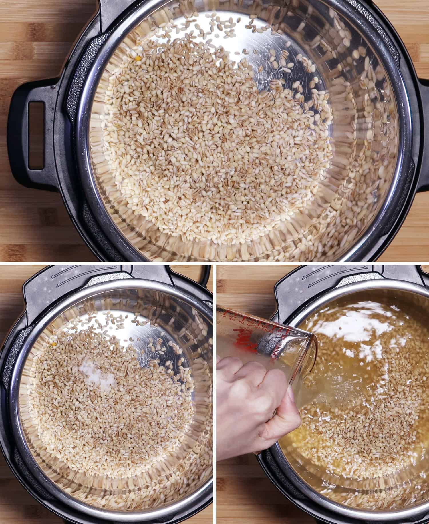 cooking barley in instant pot